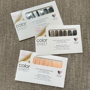 Color Street nail polish strips • bundle of 3